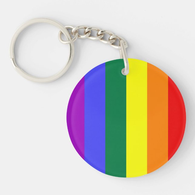 LGBT Colours Key Ring (Front)