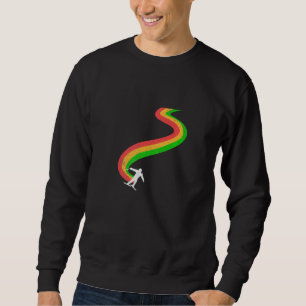 Lgbt Community Skiing Backcountry Skier Gay Pride  Sweatshirt
