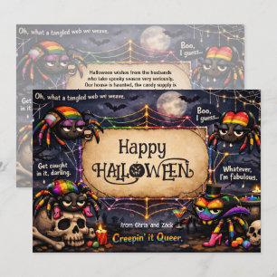 🕷️🌈LGBT Creepin’ It Queer  Invitation