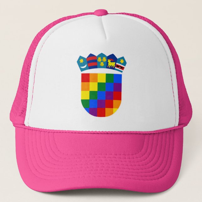 LGBT Croatia Trucker Hat (Front)