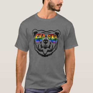 LGBT Daddy Papa Bear Gay Pride Proud Dad Father's T-Shirt