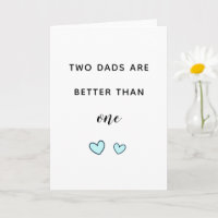 LGBT dads Gay fathers day Two dads cute modern
