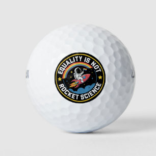 Lgbt Equality Not Rocket Science Pride Ally Golf Balls