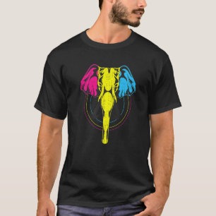 Lgbt Equality Pansexuality Flag Elephant Pan Pride T-Shirt