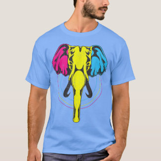 LGBT Equality Pansexuality Flag Elephant Pan Pride T-Shirt