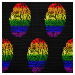 LGBT Fingerprint Fabric