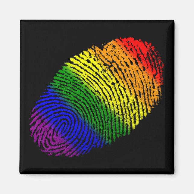 LGBT Fingerprint Magnet (Front)