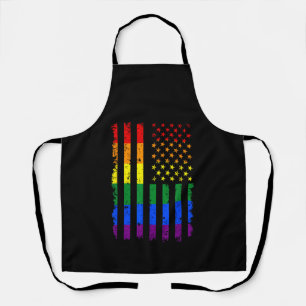LGBT Flag Gay Pride Month Transgender Apron