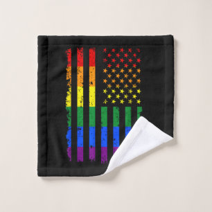 LGBT Flag Gay Pride Month Transgender Wash Cloth