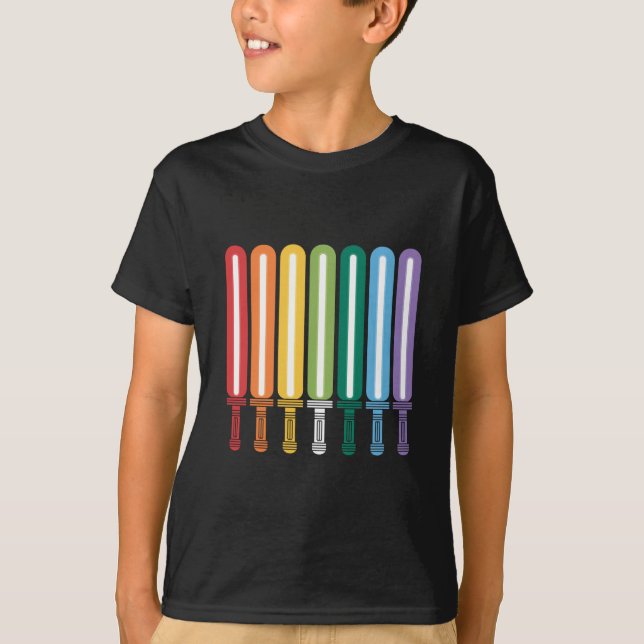 LGBT Flag Gay Pride  T-Shirt (Front)