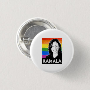 LGBT Flag - KAMALA HARRIS 2020 3 Cm Round Badge