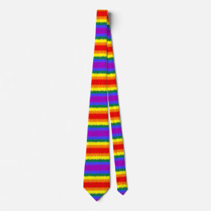 LGBT+ Flag Neck Tie