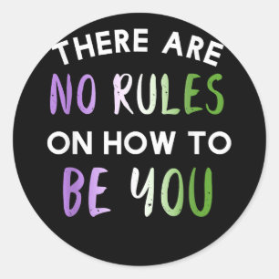 LGBT Flag Sounds Gay I am In Classic Round Sticker