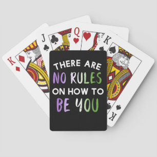 LGBT Flag Sounds Gay I am In Playing Cards