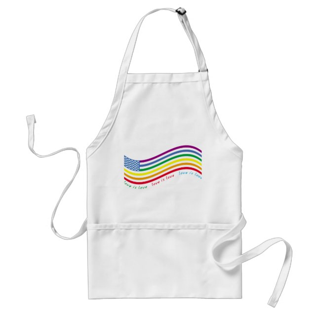 LGBT flag Standard Apron (Front)