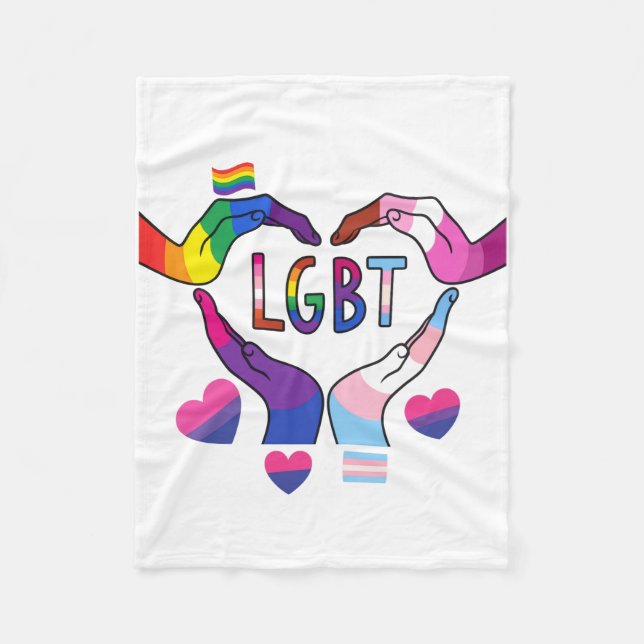 LGBT Fleece Blanket (Front)