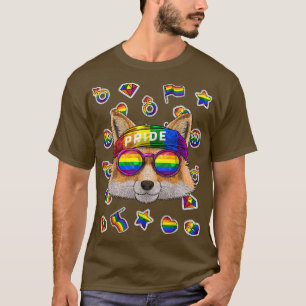 LGBT Fo Gay Pride Month Animal Rainbow Lesbian  T-Shirt