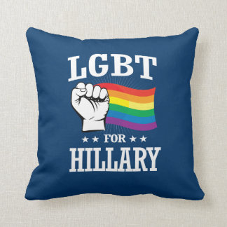 LGBT FOR HILLARY CUSHION