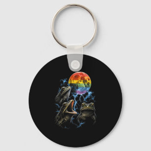Lgbt frog bootleg bisexual lesbian gay key ring