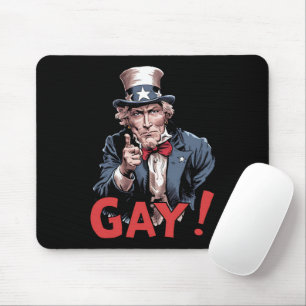 LGBT Gay Ally Pride Month Funny Mouse Pad
