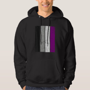LGBT Gay Lesbian Pride Support LGBTQ Flag Asexual Hoodie