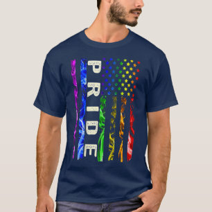 Lgbt Gay Pride Flaggay Pride 2022 Costume Cool Gif T-Shirt
