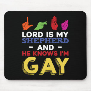 Lgbt Gay Pride Month Awareness Asl Sign Language Q Mouse Pad