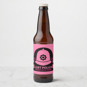 LGBT+ Gay Pride Police Beer Bottle Label