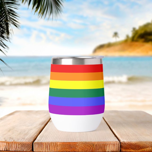 LGBT Gay Pride Rainbow Flag (Beach)
