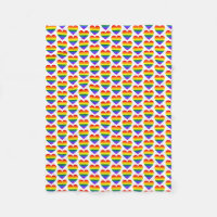 LGBT Gay Pride Rainbow Heart Pattern