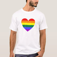 LGBT Gay Pride Rainbow Heart
