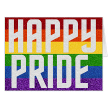 LGBT Glitter Happy Pride