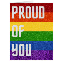 LGBT Glitter Proud Of You