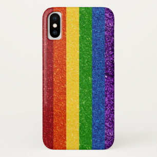 LGBT Glitter Rainbow Pride Flag Case-Mate iPhone Case