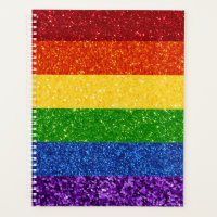 LGBT Glitter Rainbow Pride Flag