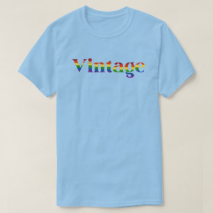 LGBT Glitter Rainbow Vintage T-Shirt