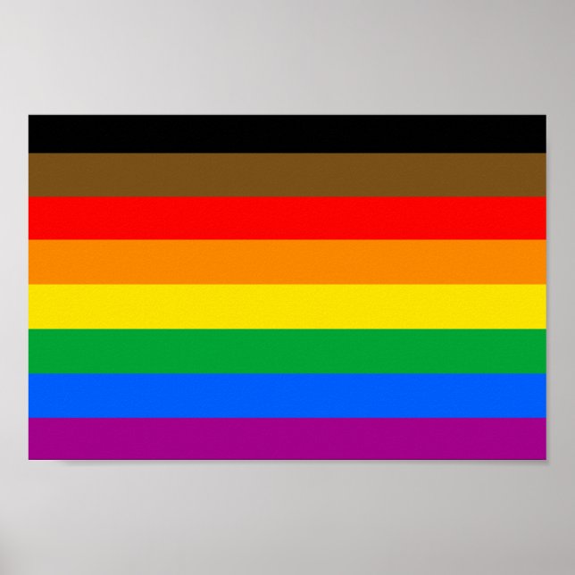 LGBT INCLUSIVE PRIDE (People of Colour Pride) Poster (Front)