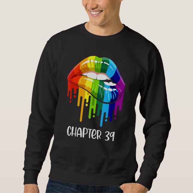 Lgbt Just Married Engaged Lesbian Mrs & Mrs Est. 3 Sweatshirt (Front)