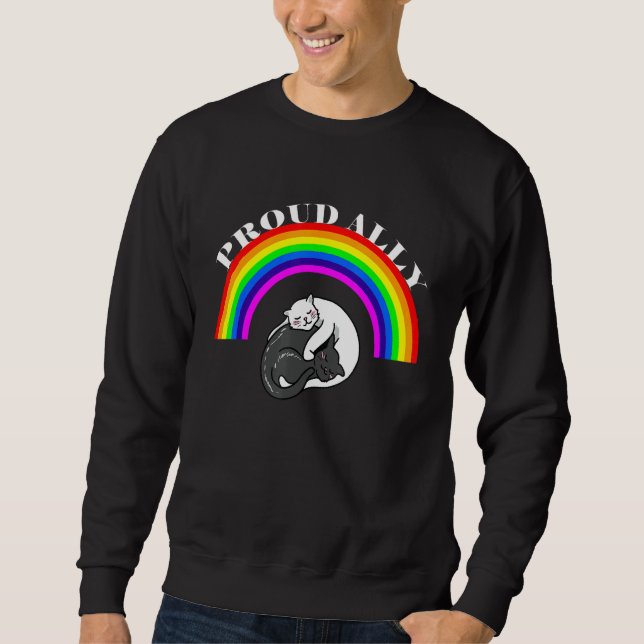 LGBT Lesbian Gay Bisexual Transgender Pride Queer  Sweatshirt (Front)