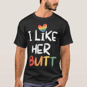 LGBT Lesbian Matching Couples Compliment I Like He T-Shirt