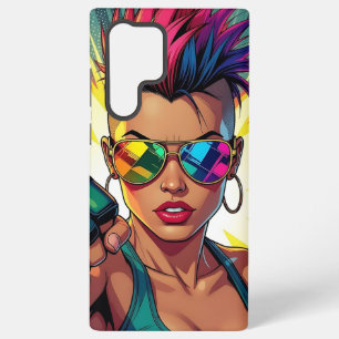 LGBT Lesbian Mohawk Uppercut Pop Art Samsung Galaxy Case