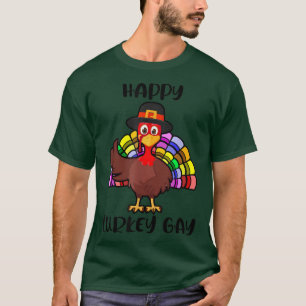 LGBT Lesbian Pride Turkey Gay Thanksgiving Gift  T-Shirt