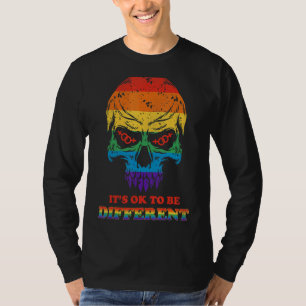 Lgbt Lgbtq Ally Pride Colours Rainbow  Retro Vinta T-Shirt