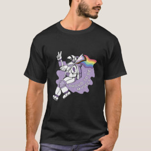 LGBT LGBTQ LGBTQ  Pride Astronaut Gay Bi Man In Sp T-Shirt