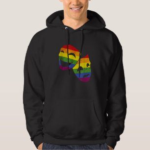 LGBT LGBTQ Queer Actor Actress Rainbow Theatrical Hoodie