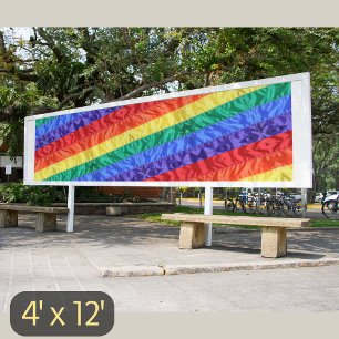 LGBT LGBTQ Rainbow flag gay pride rainbow stripes Banner