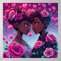 LGBT Love | African-American Anime Couple 