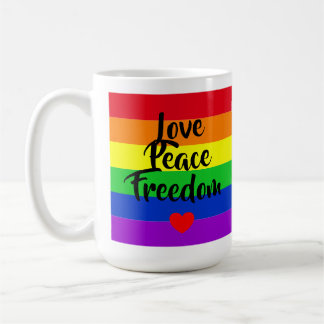 #LGBT #love #pride #gay #lesbian #freedom #parade Coffee Mug