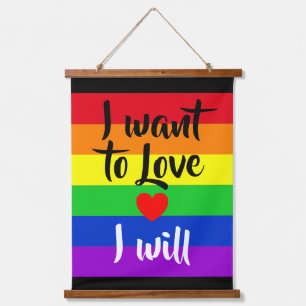 #LGBT #love #pride #gay #lesbian #freedom #parade Hanging Tapestry