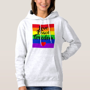 #LGBT #love #pride #gay #lesbian #freedom #parade Hoodie
